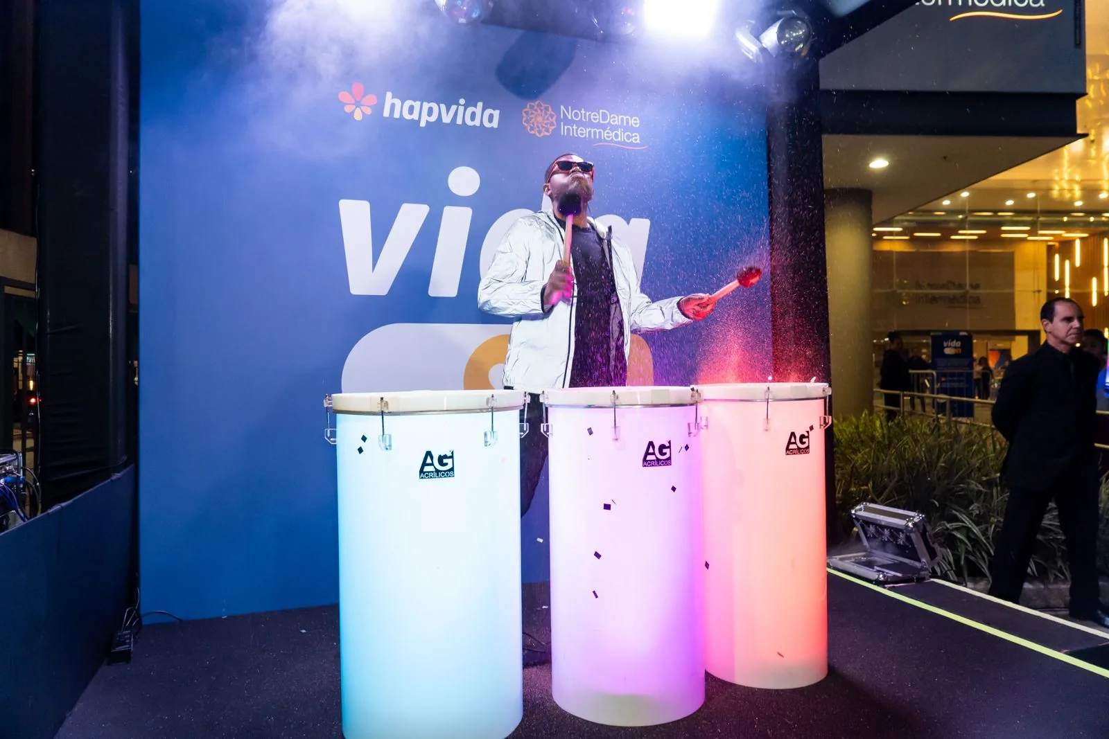 Atração musical em evento corporativo