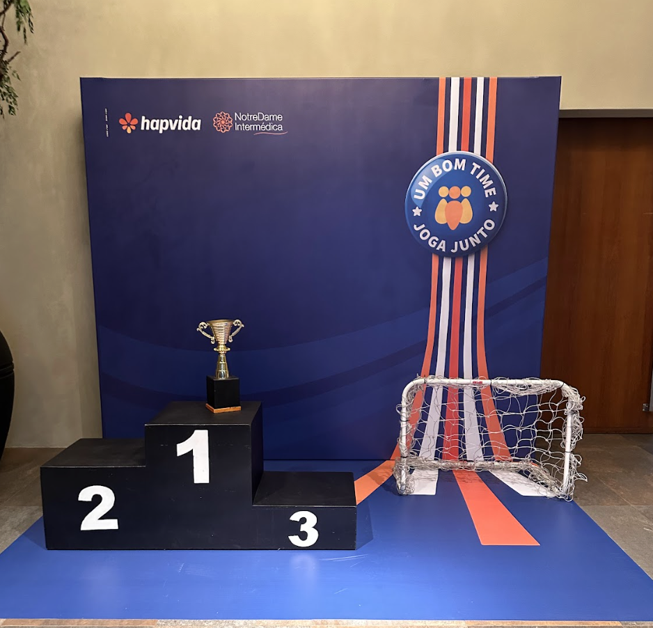 Troféu do evento de premiação da Hapvida